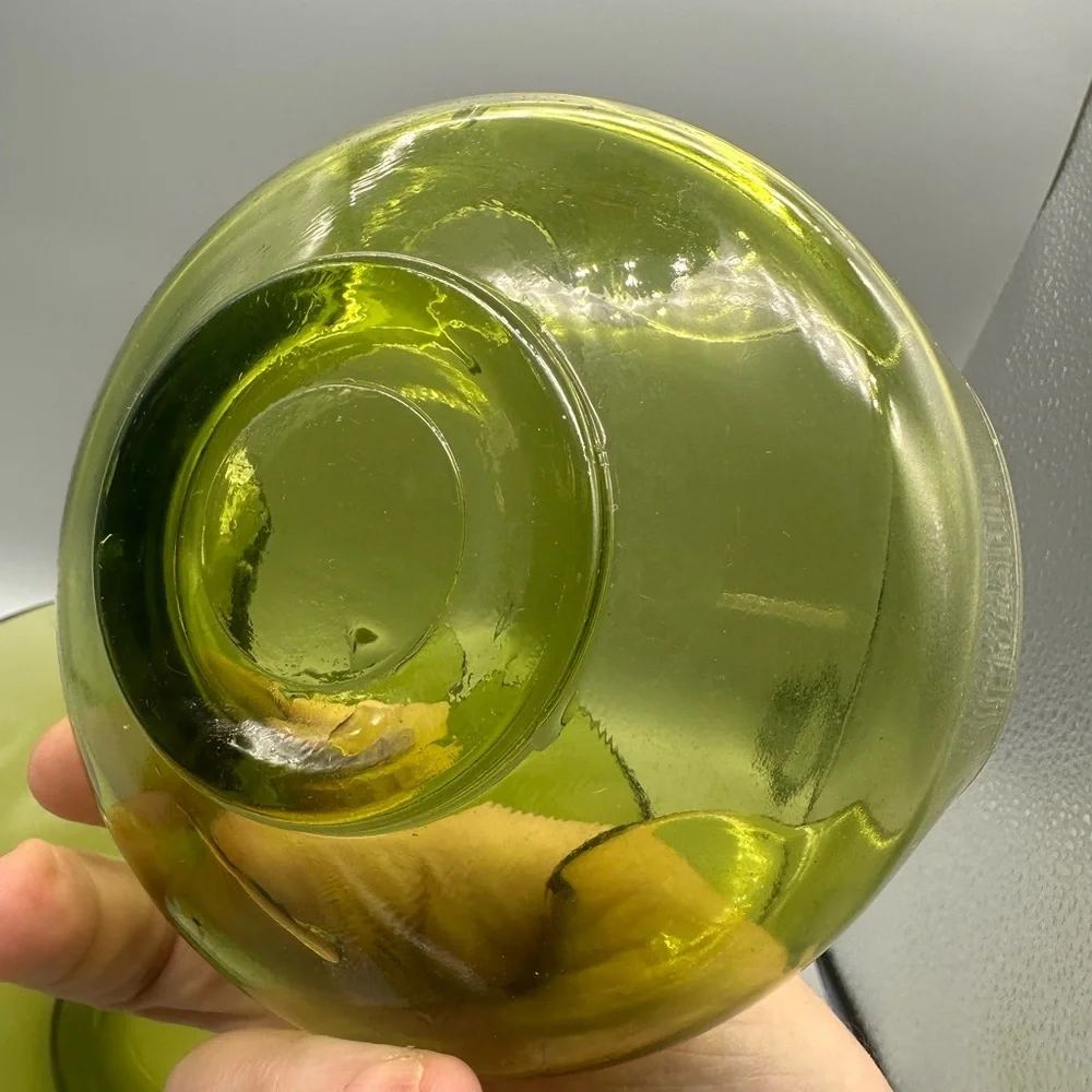 Anchor Hocking Olive Glass Bowl for chips and dips